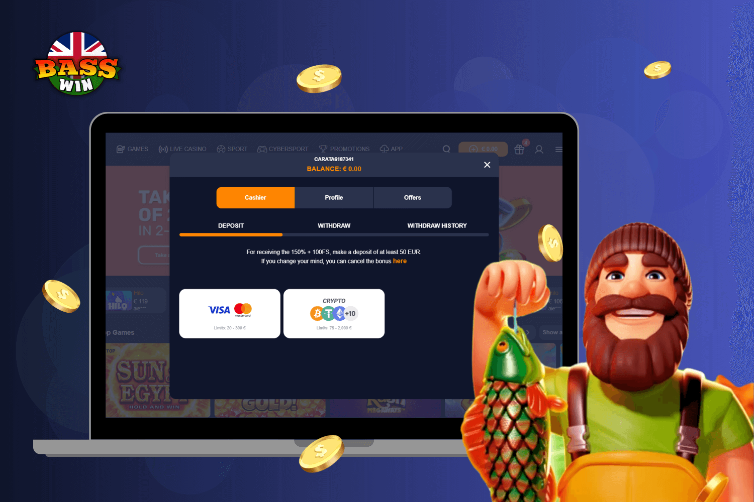 BassWin UK Withdrawal Options: Secure and Fast Transactions